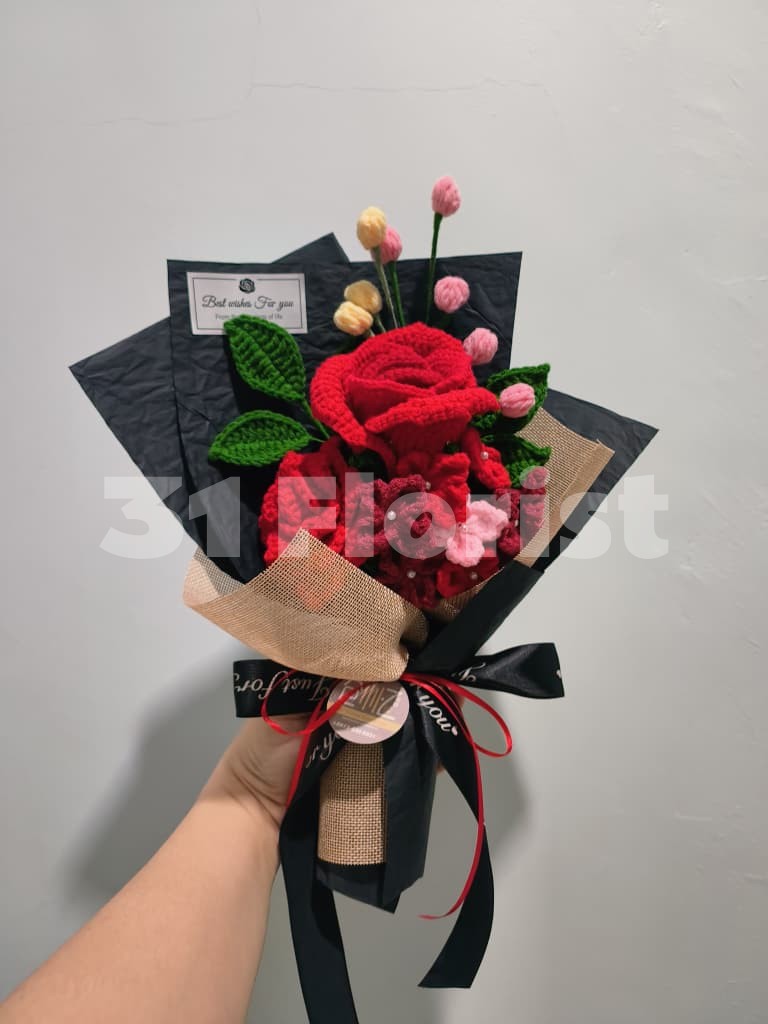 针织花束